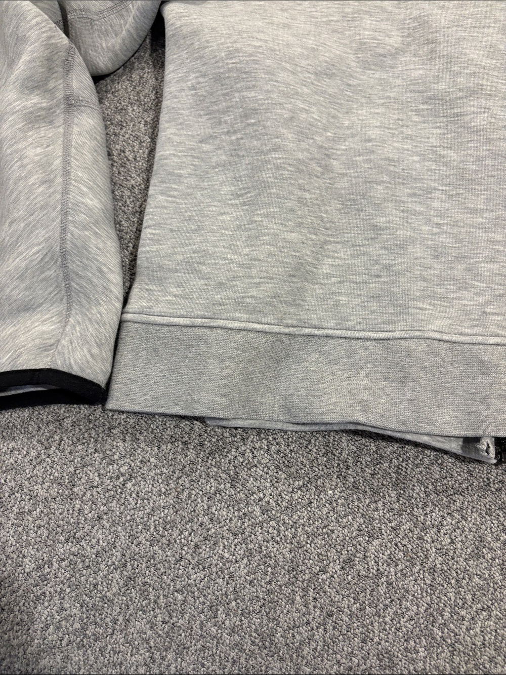Nike Tech -Light Gray Heather Full-Zip Nike Tech - Picture 9 of 10